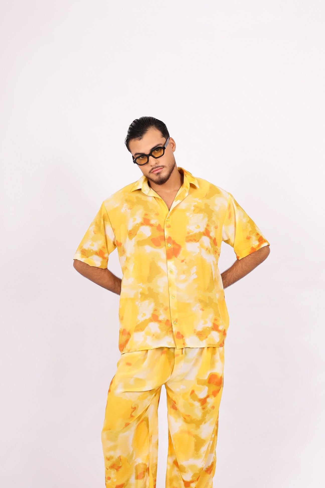 Camisa Ampla Solar Amarela