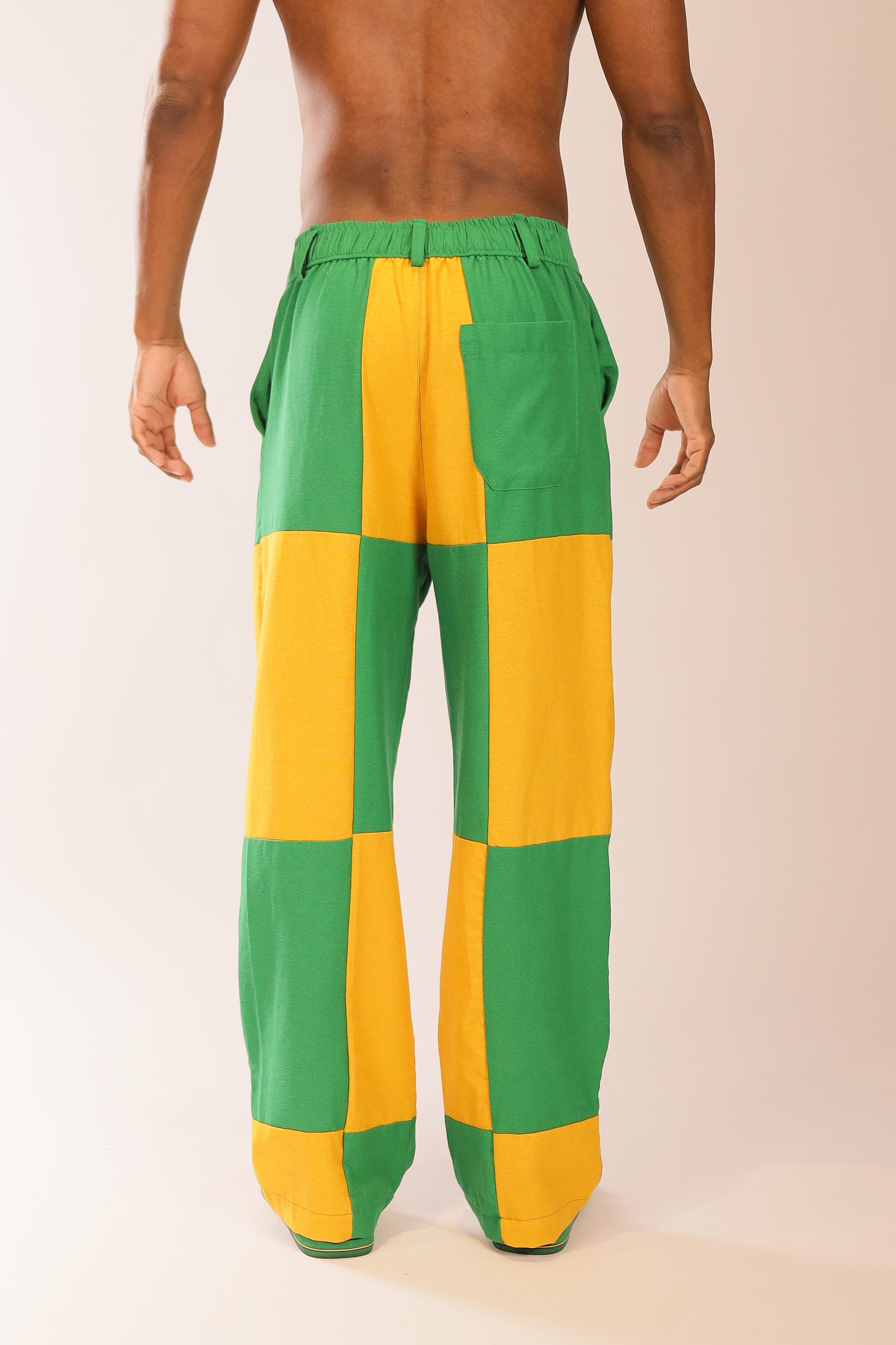 Calça Linho Mosaico Brasileiro