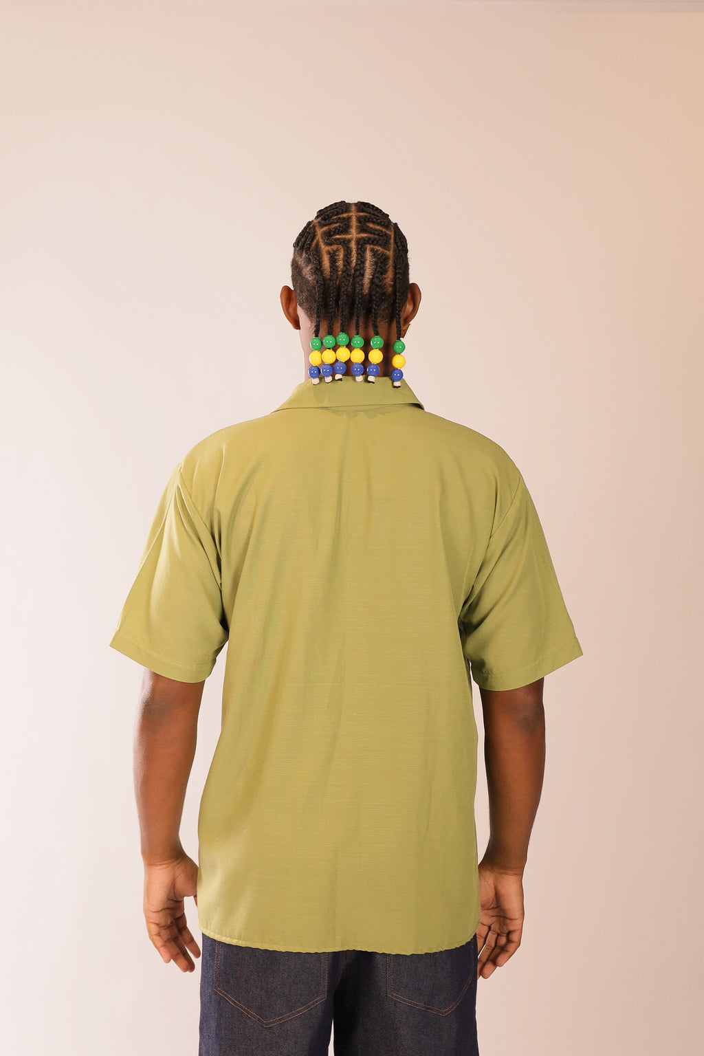 Camisa Linho Bandeira Crochê