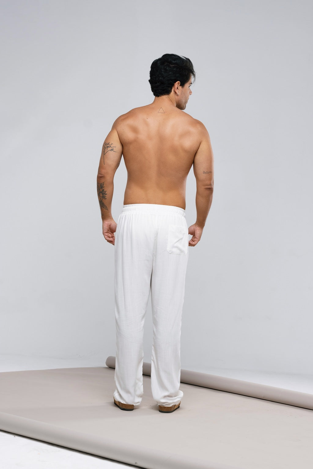 CALÇA VISCOSE OFF WHITE