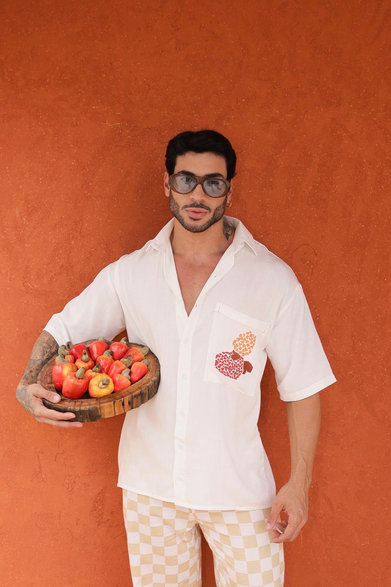 Camisa Caju Brancaㅤ ㅤㅤㅤㅤㅤㅤㅤㅤㅤㅤㅤ