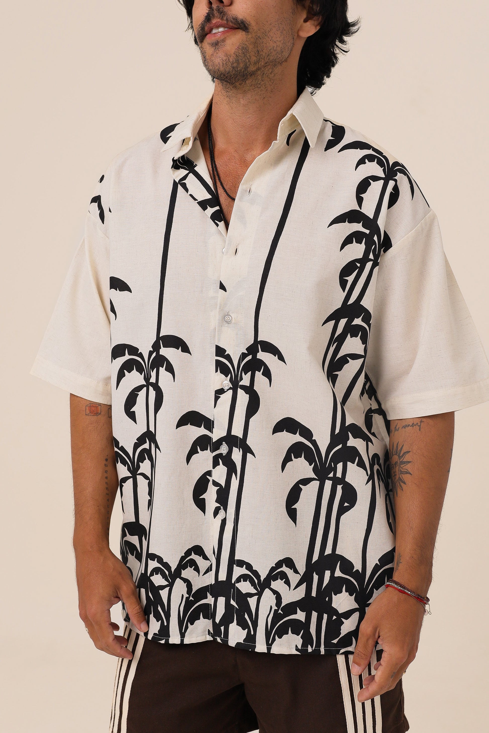 Camisa Linho Tropical Off White