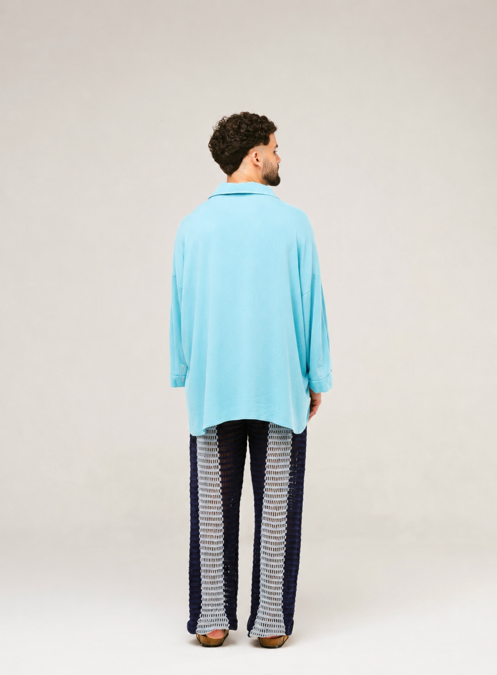 Camisa Oversized de Viscoseㅤㅤㅤㅤ