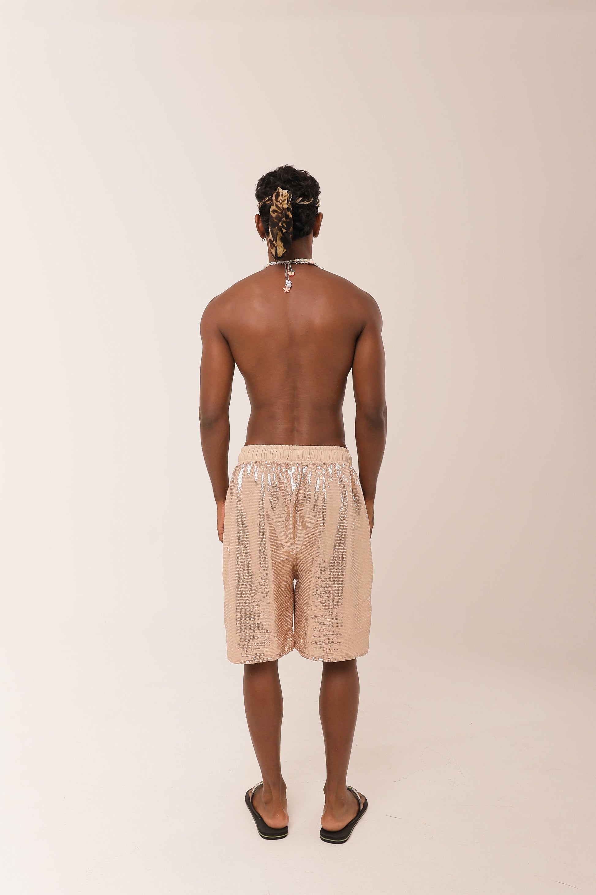 Bermuda Paetê Dourada