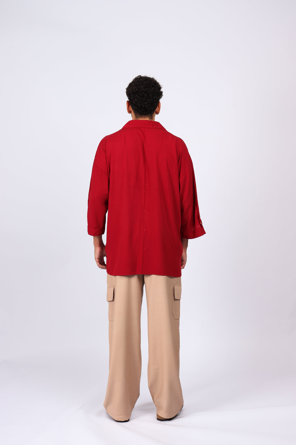 Camisa Oversized de Viscoseㅤㅤㅤㅤ