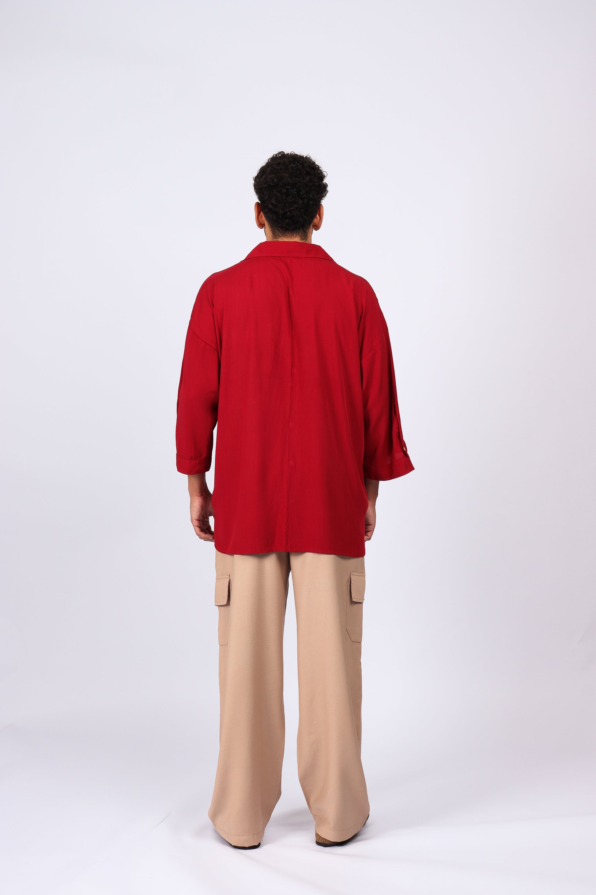Camisa Oversized de Viscoseㅤㅤㅤㅤ
