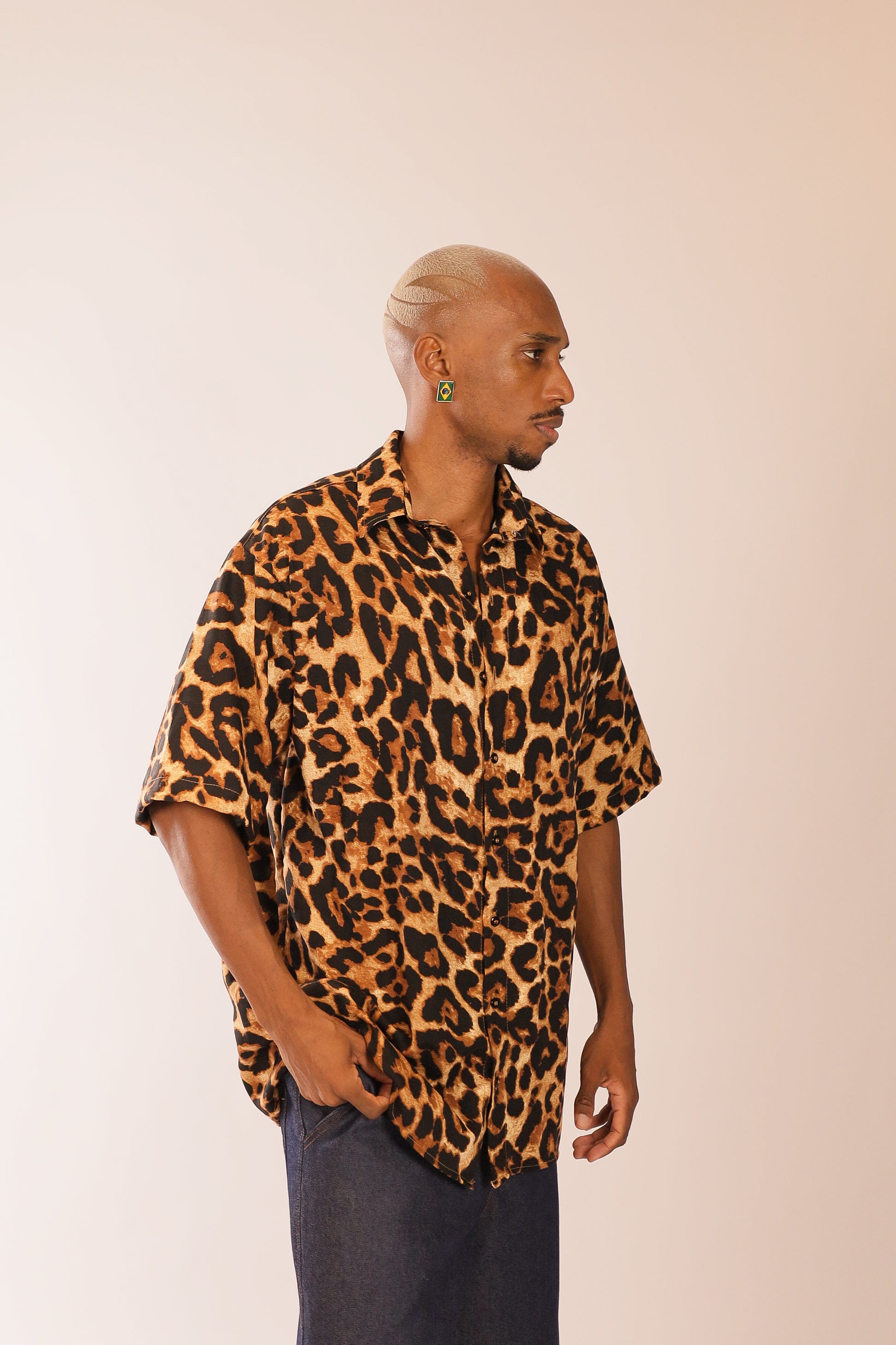 Camisa Ampla Selvagem Tropical