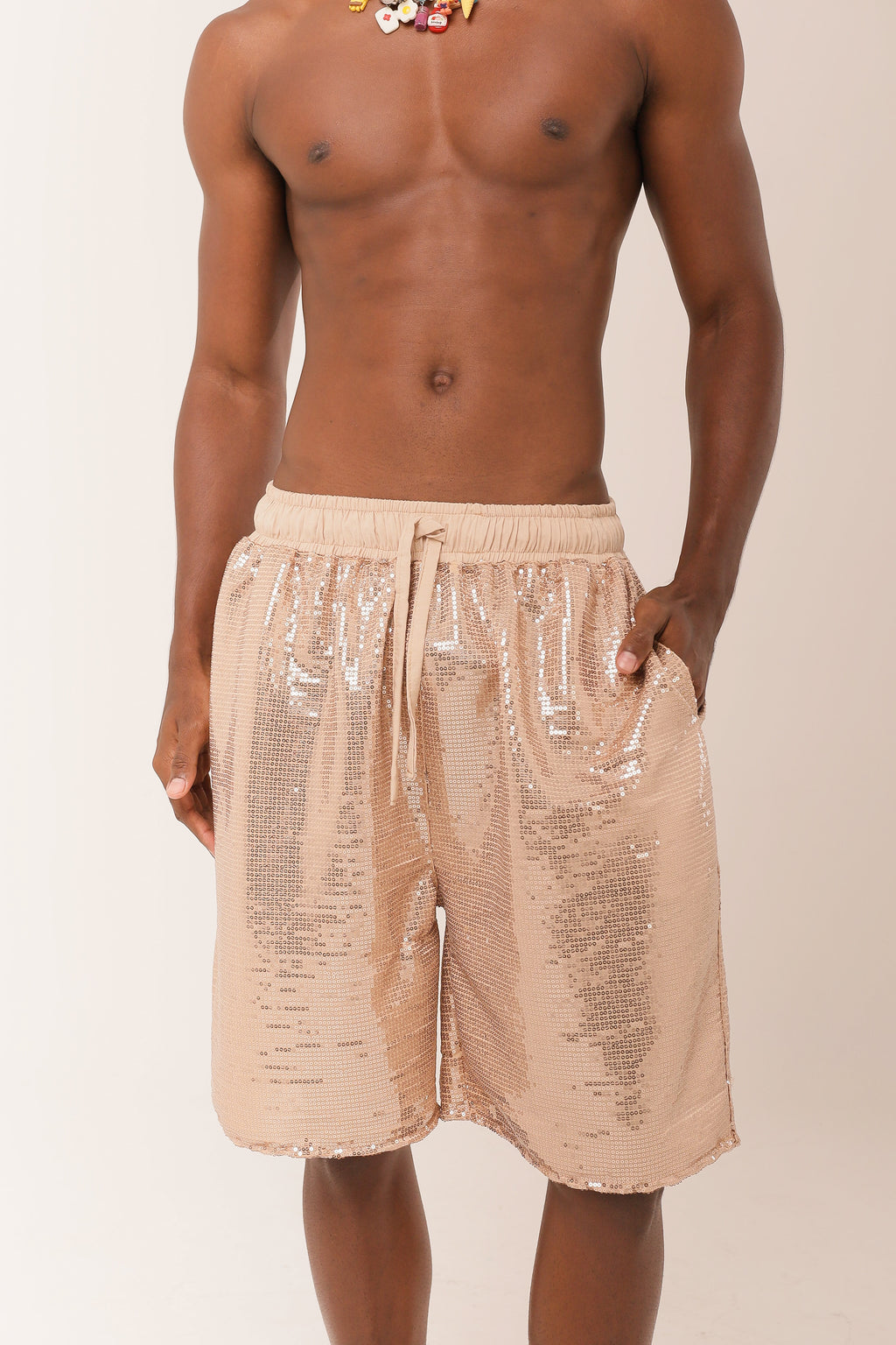 Bermuda Paetê Dourada