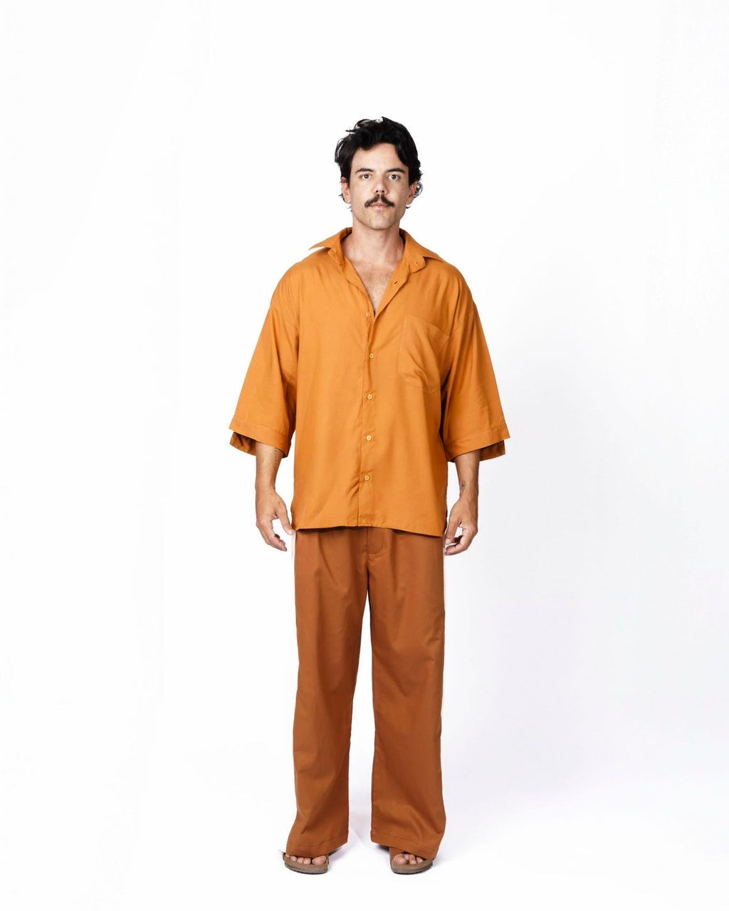 Camisa Oversized de Viscoseㅤㅤㅤㅤ