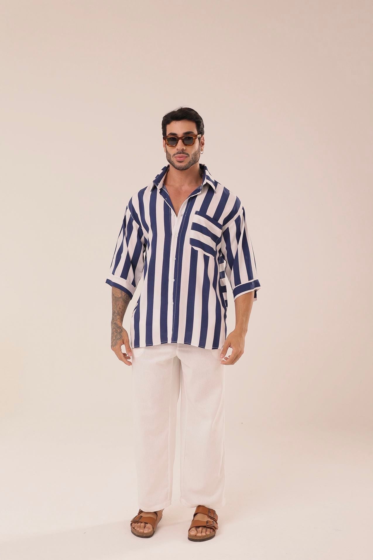 Calça Linho Reta Brancaㅤ ㅤㅤㅤㅤㅤㅤㅤㅤㅤㅤㅤ