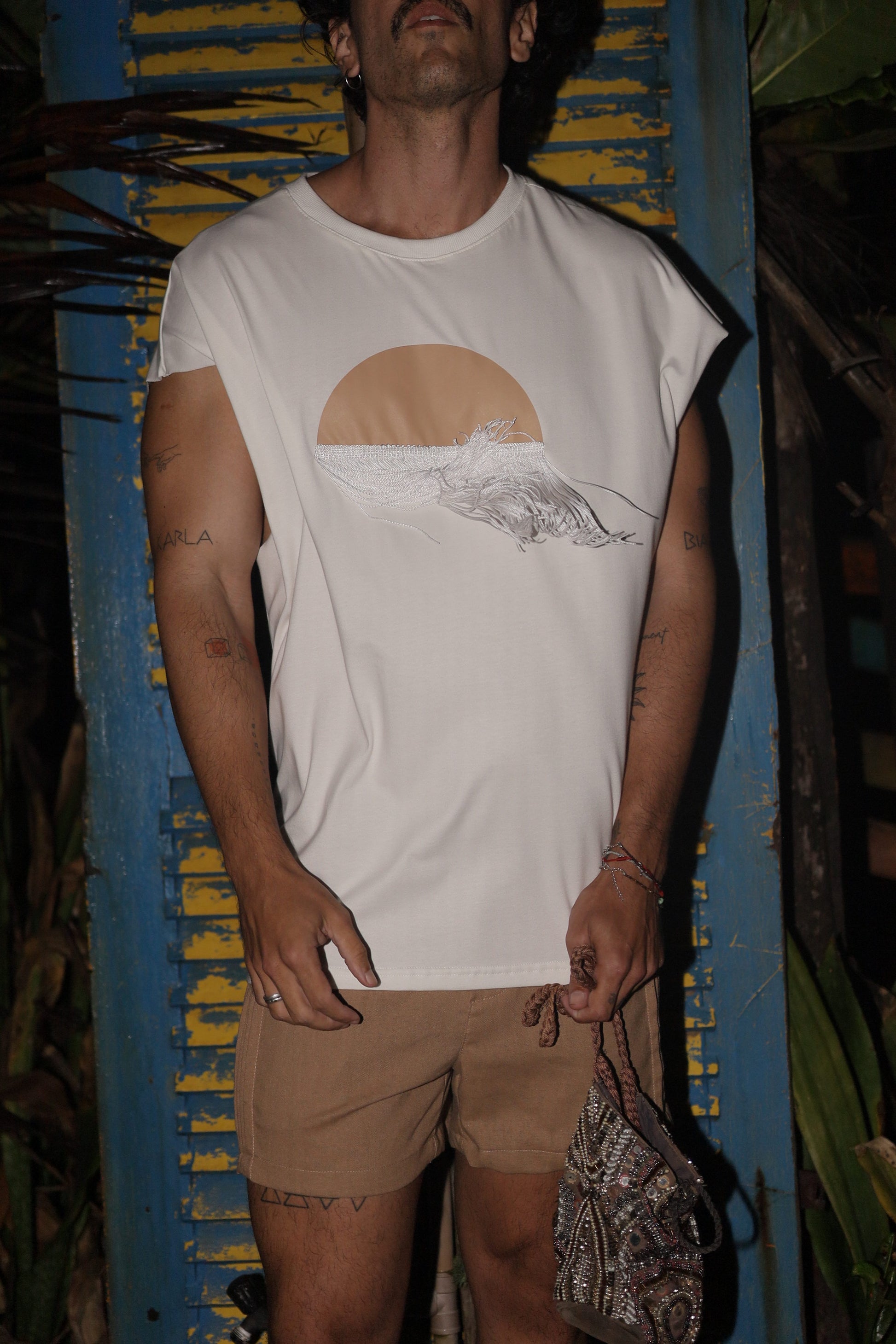 Regata Franjas Off White