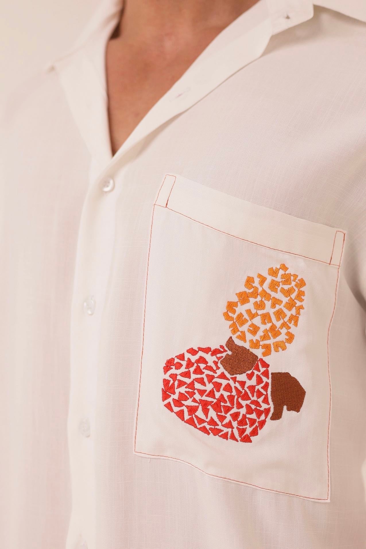 Camisa Caju Brancaㅤ ㅤㅤㅤㅤㅤㅤㅤㅤㅤㅤㅤ