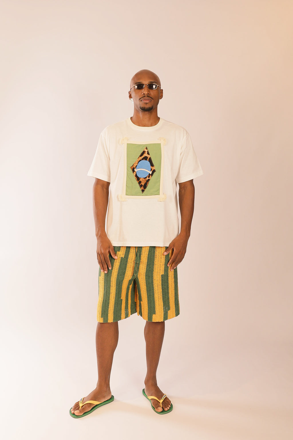 T-Shirt Over Patch Brasil
