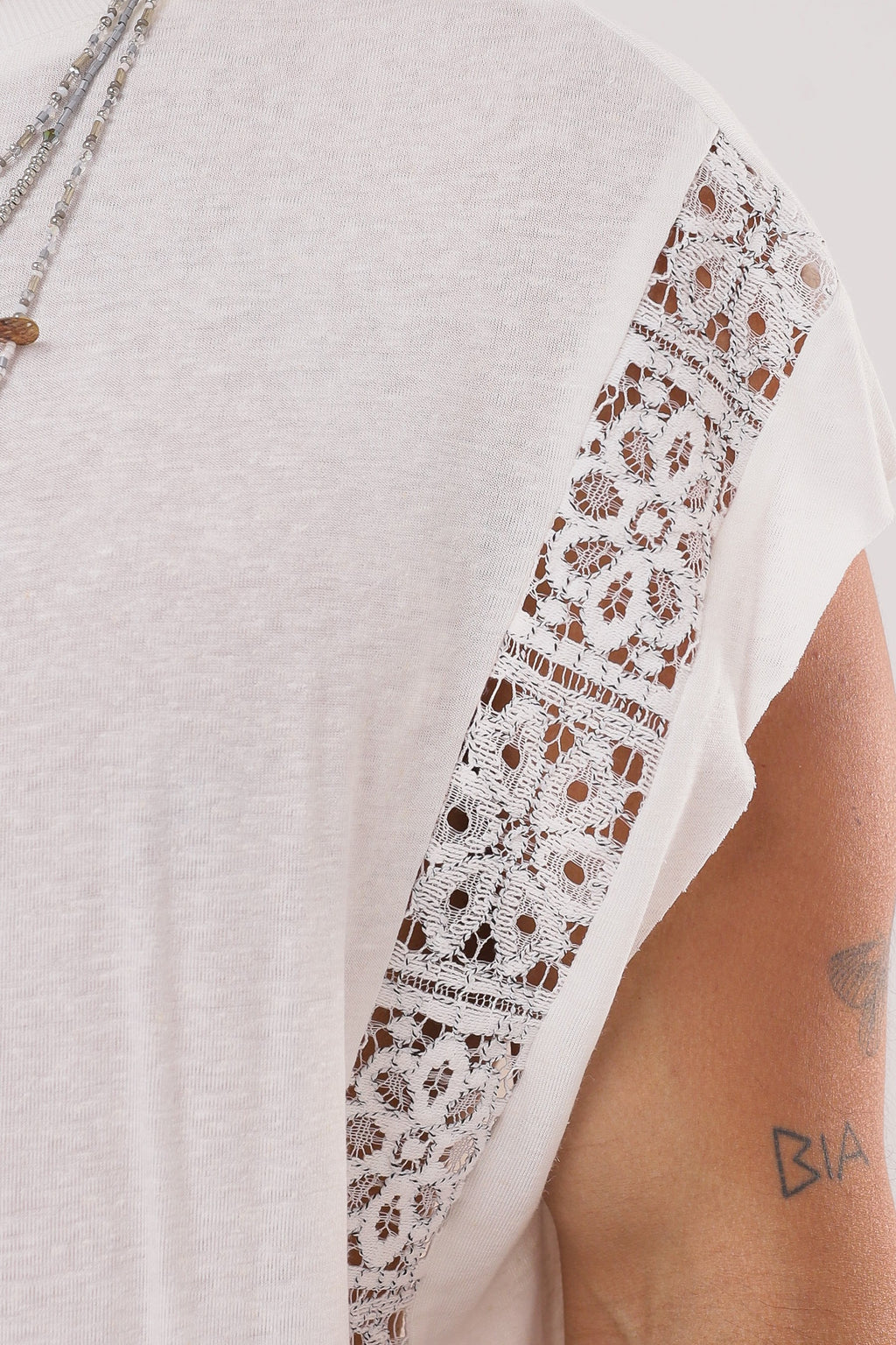 Regata Over Renda Branca