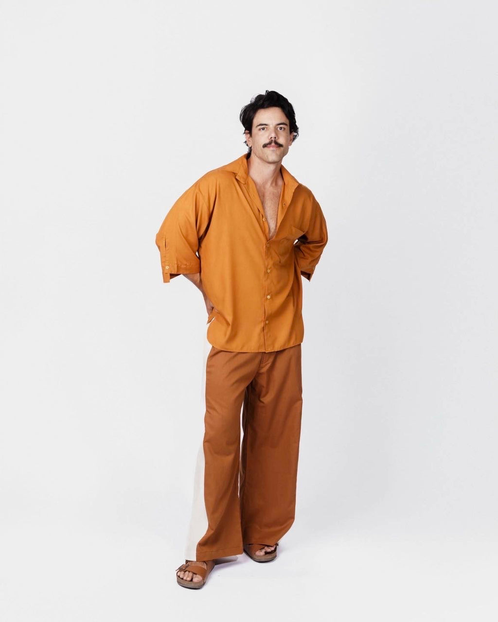 Camisa Oversized de Viscoseㅤㅤㅤㅤ