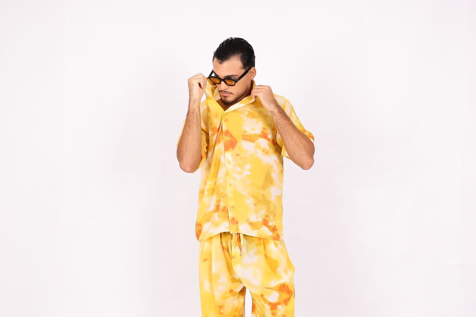 Camisa Ampla Solar Amarela