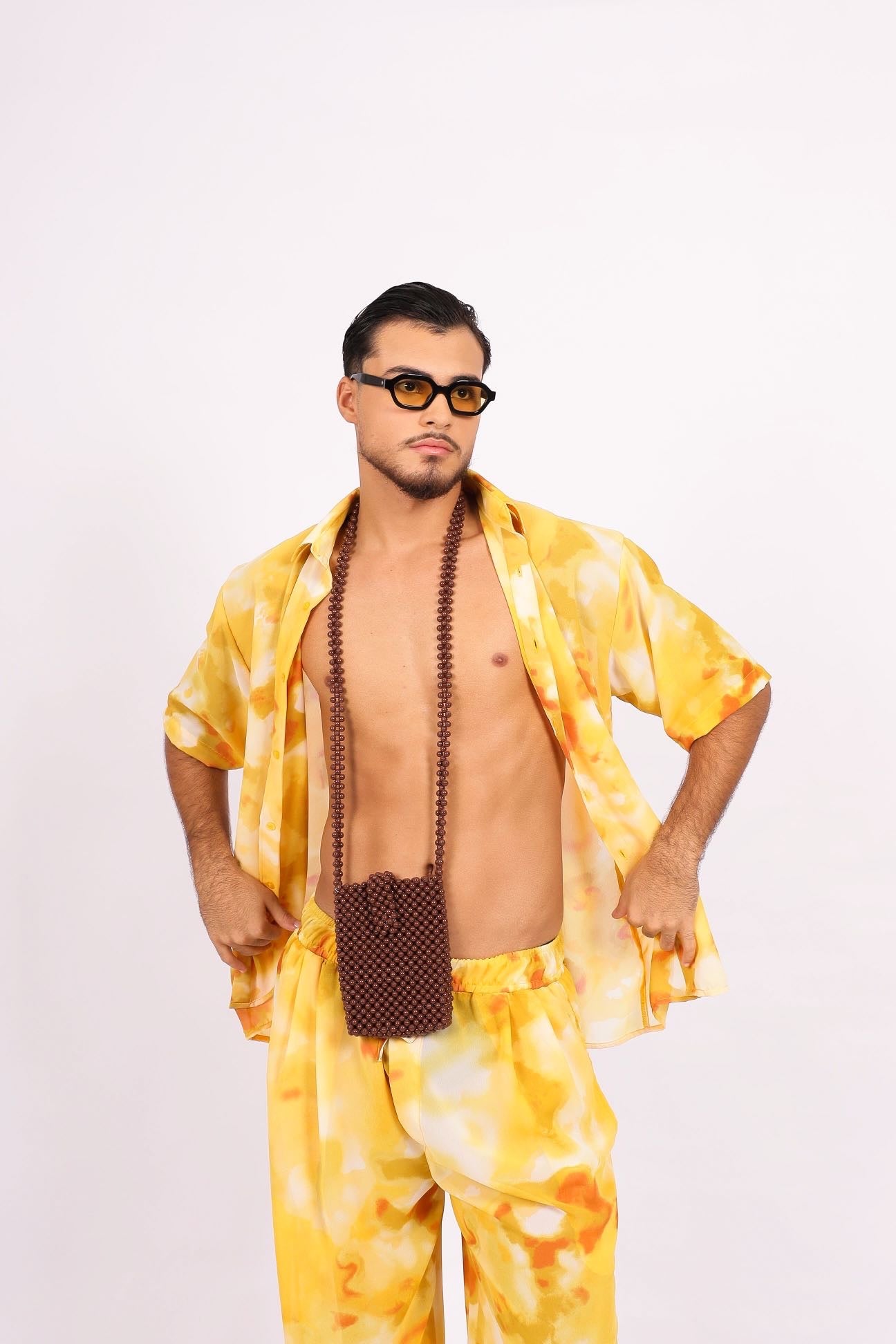 Camisa Ampla Solar Amarela