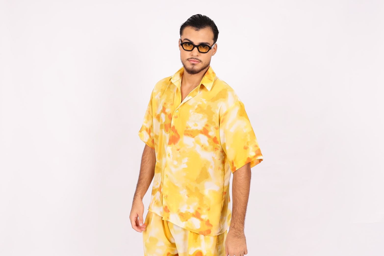 Camisa Ampla Solar Amarela