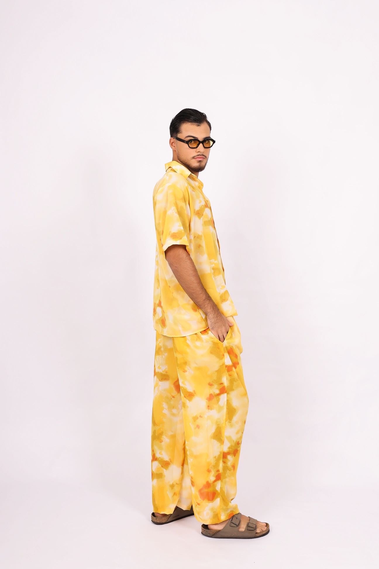 Camisa Ampla Solar Amarela