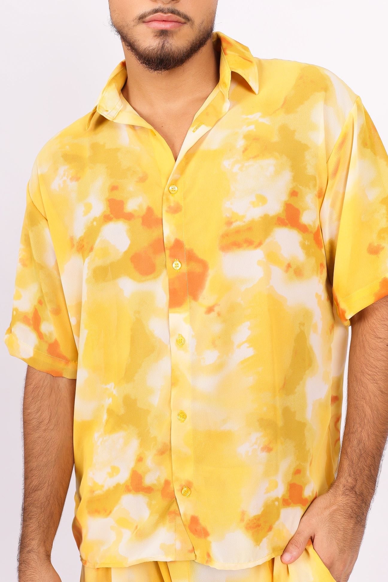 Camisa Ampla Solar Amarela