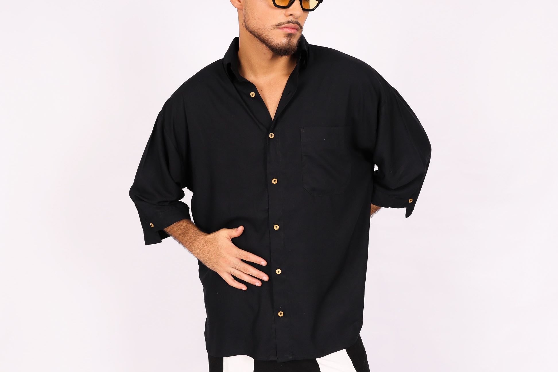 Camisa Oversized Preta