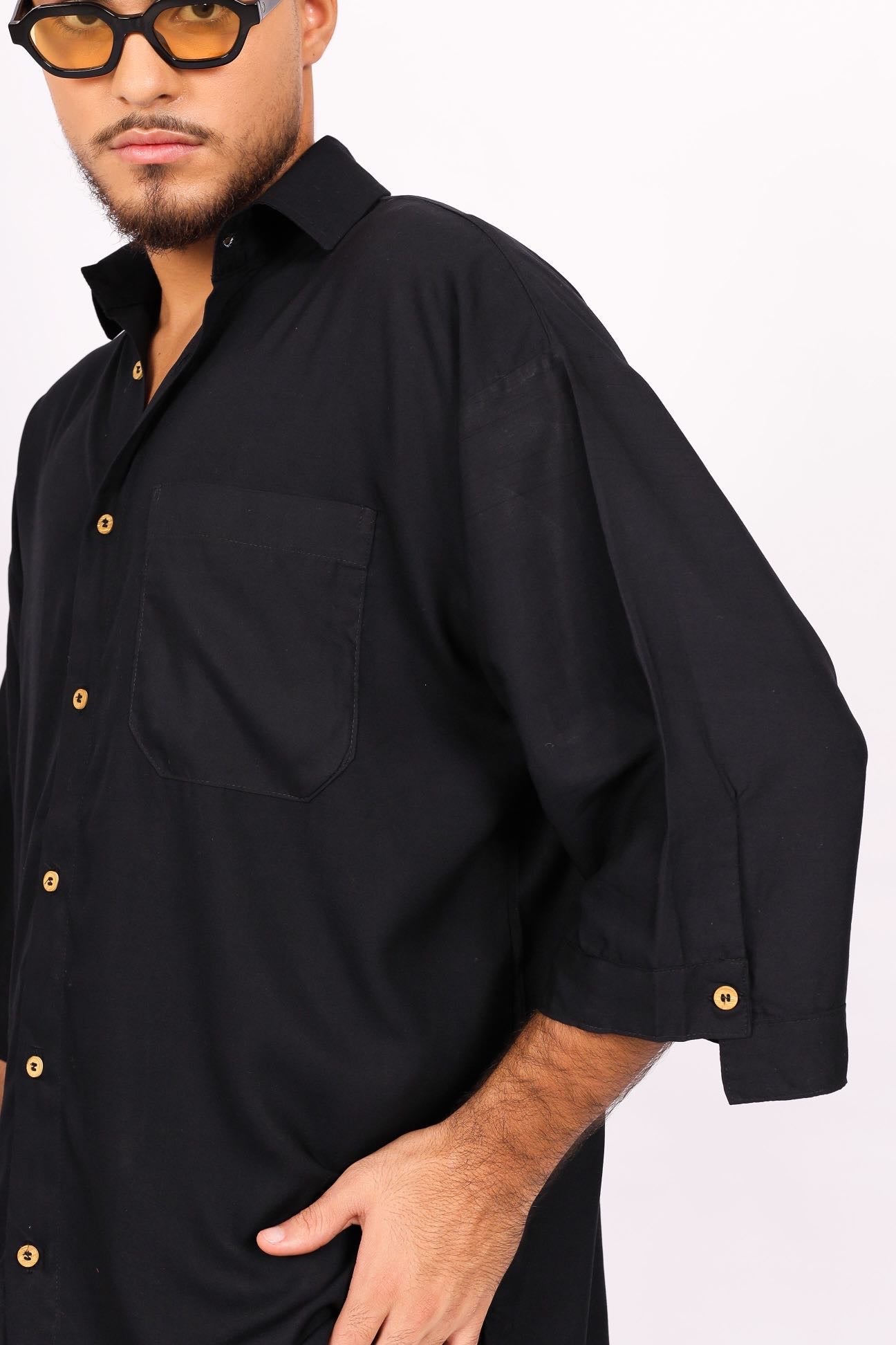 Camisa Oversized Preta