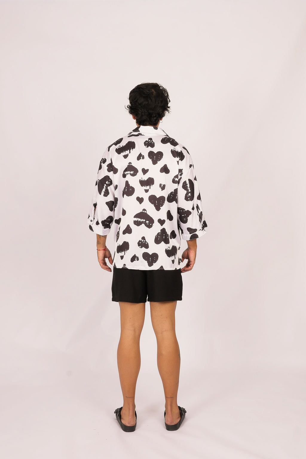 Camisa Oversized Coração Off White