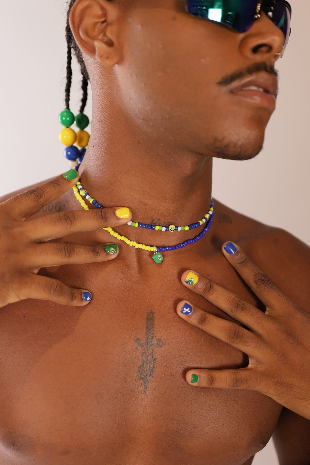 Mix Colar Choker Brasil