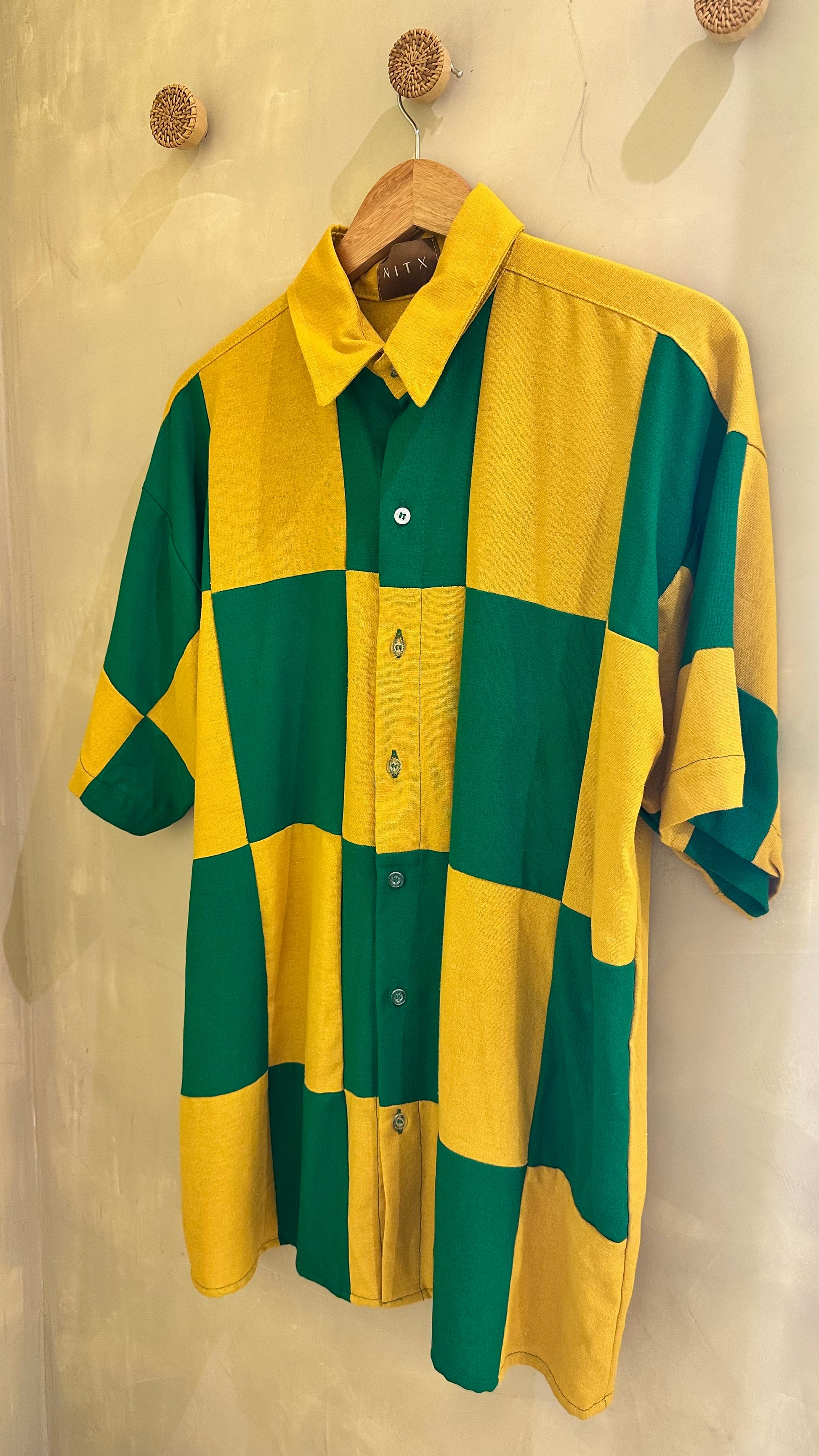 Camisa Linho Mosaico Brasileiro