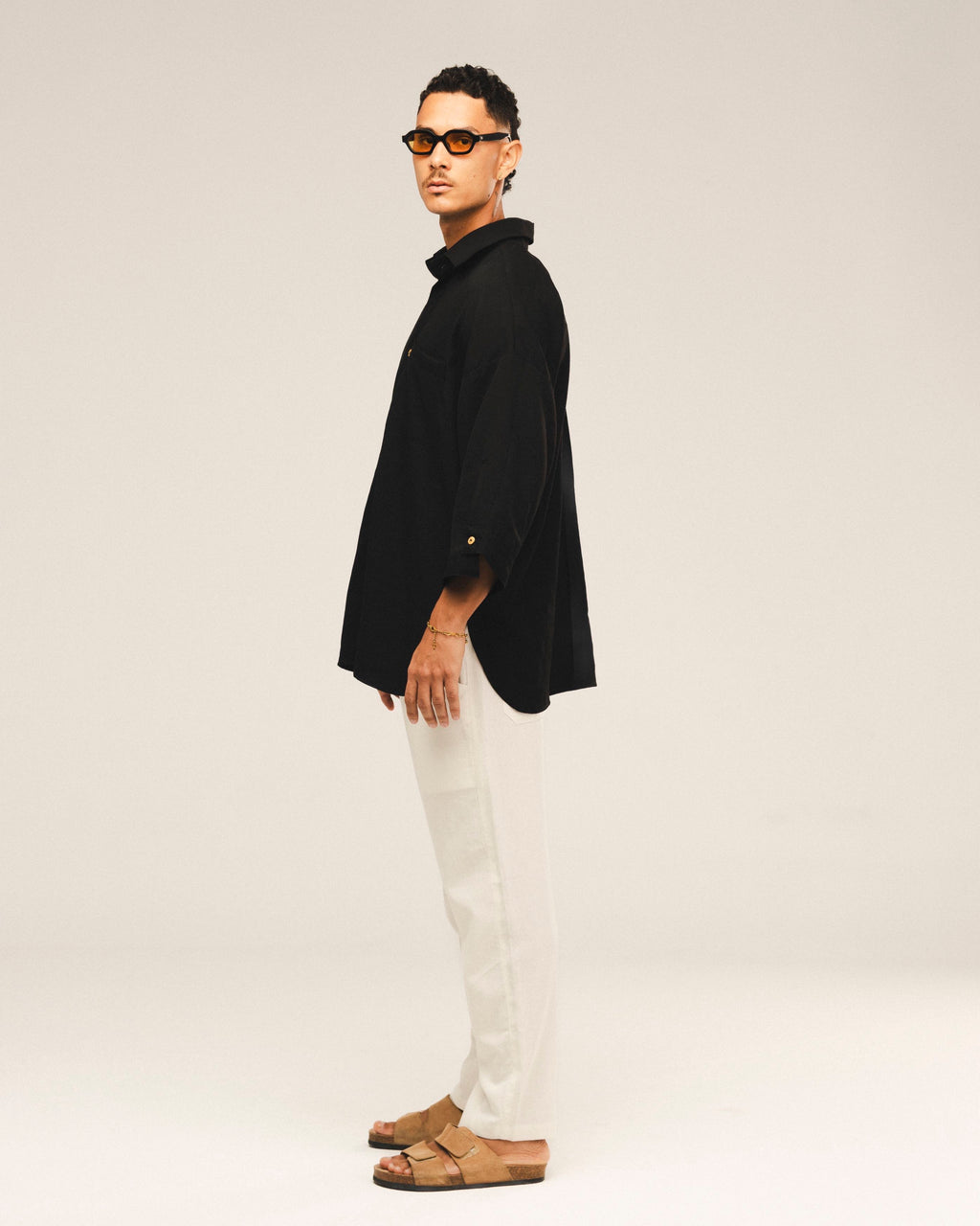 Camisa Oversized Pretaㅤ ㅤㅤㅤㅤㅤㅤㅤㅤㅤㅤㅤ