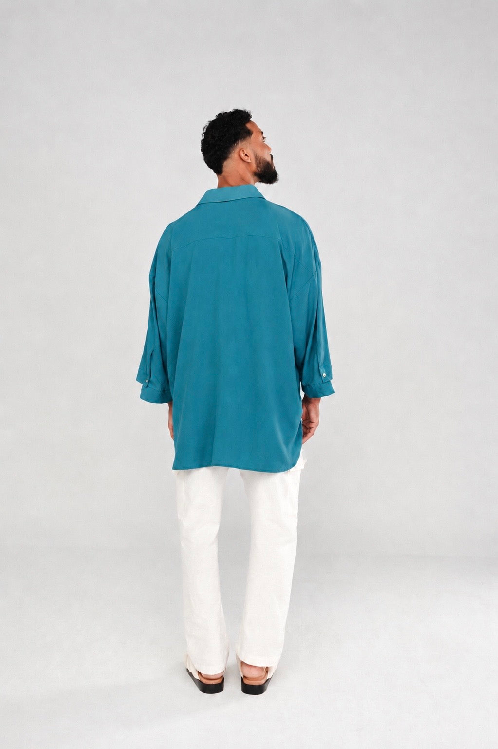 Camisa Oversized de Viscoseㅤㅤㅤㅤ