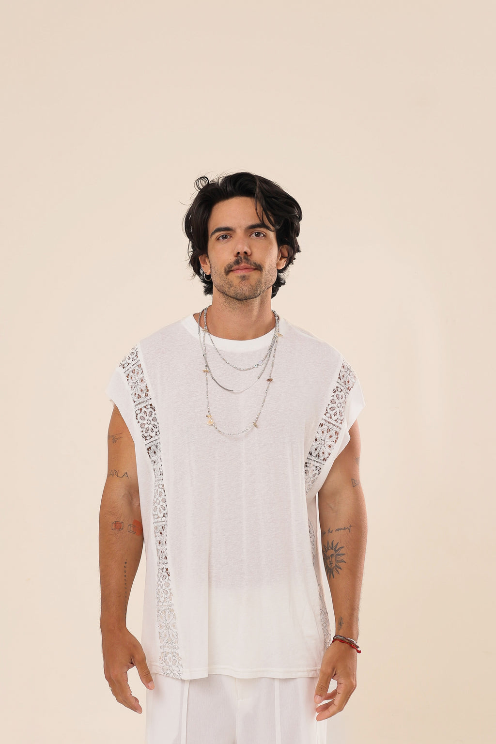 Regata Over Renda Branca