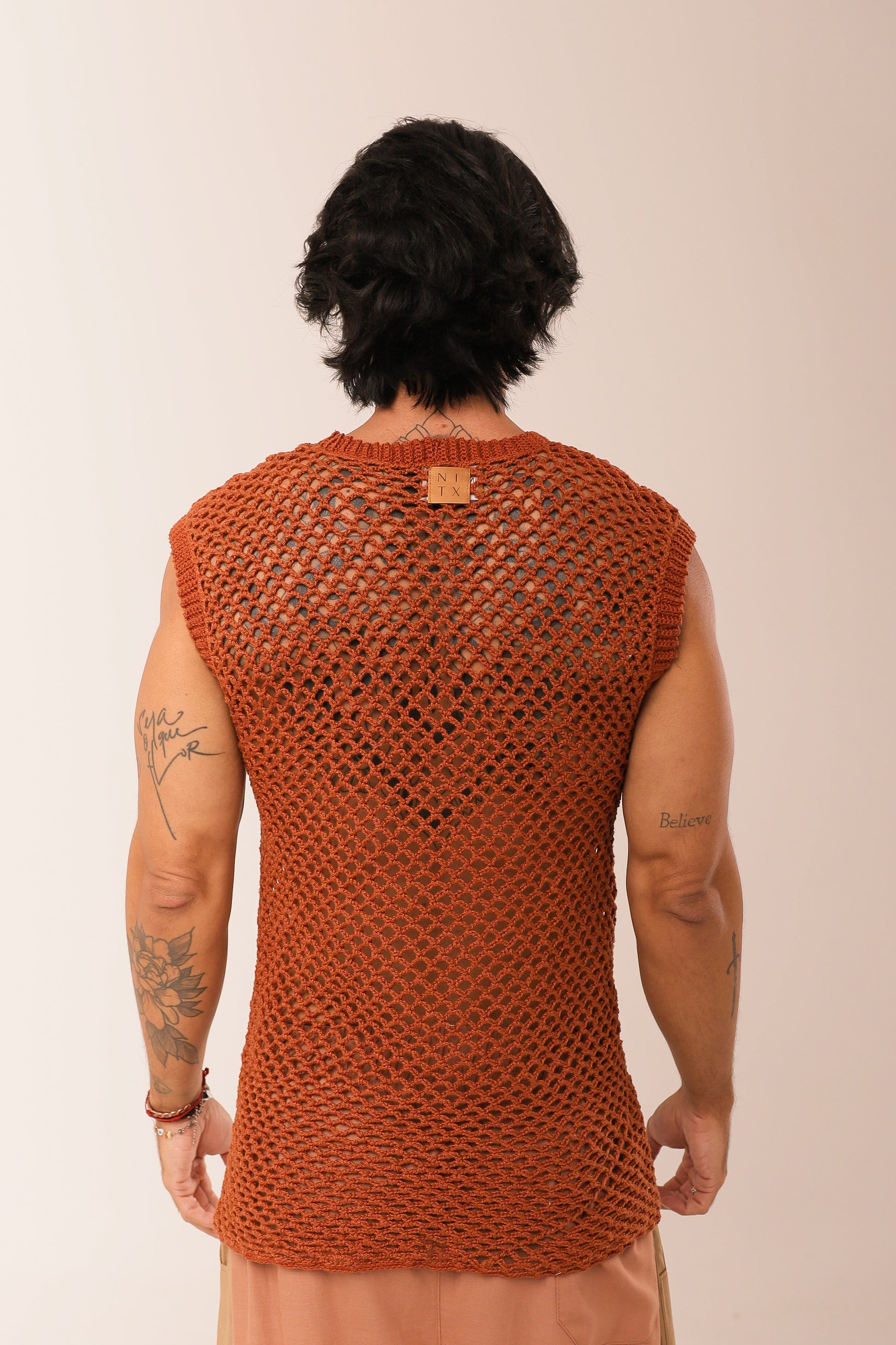 Regata Crochê Amuleto Solar