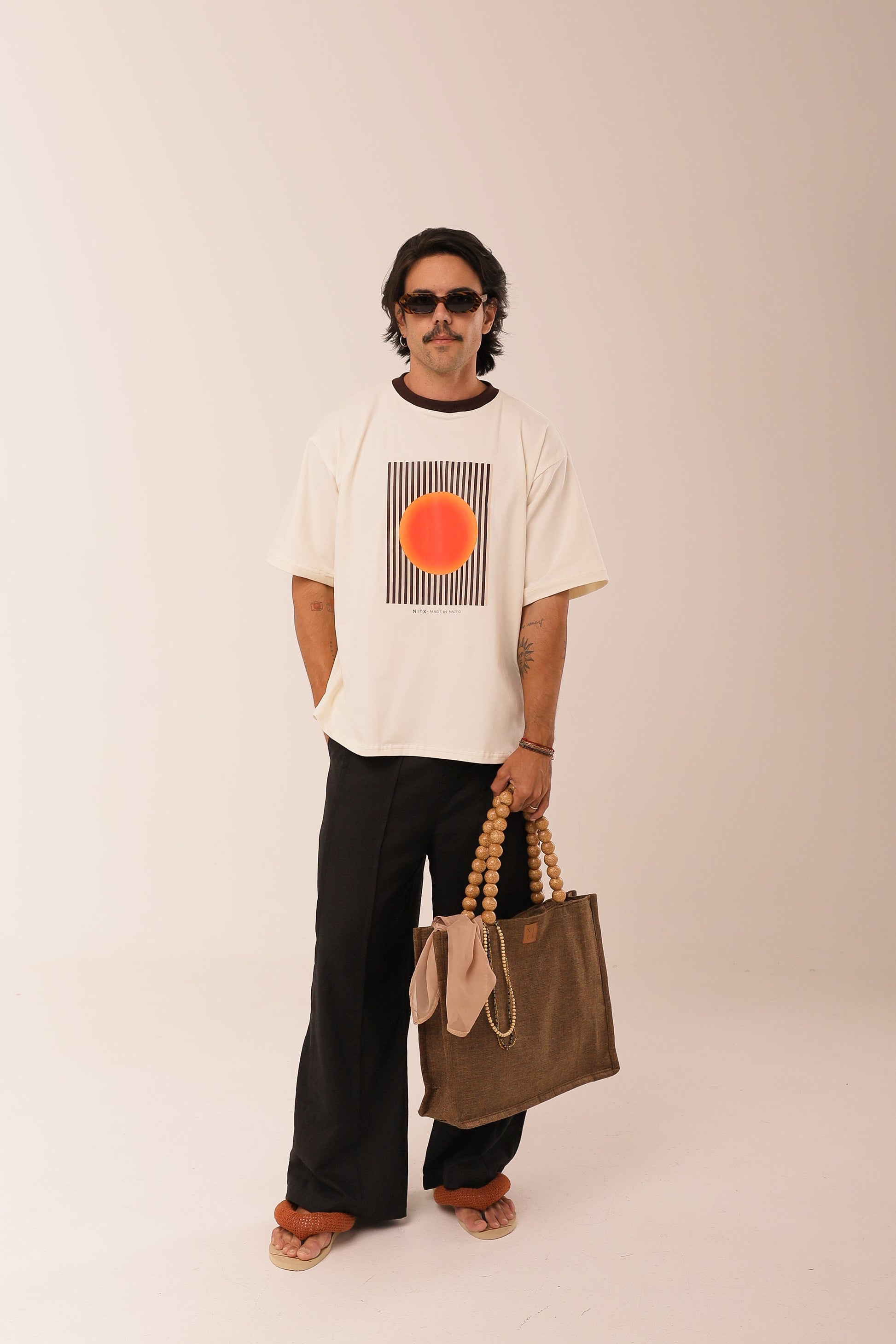 T-Shirt Over Sol Sagrado Off White
