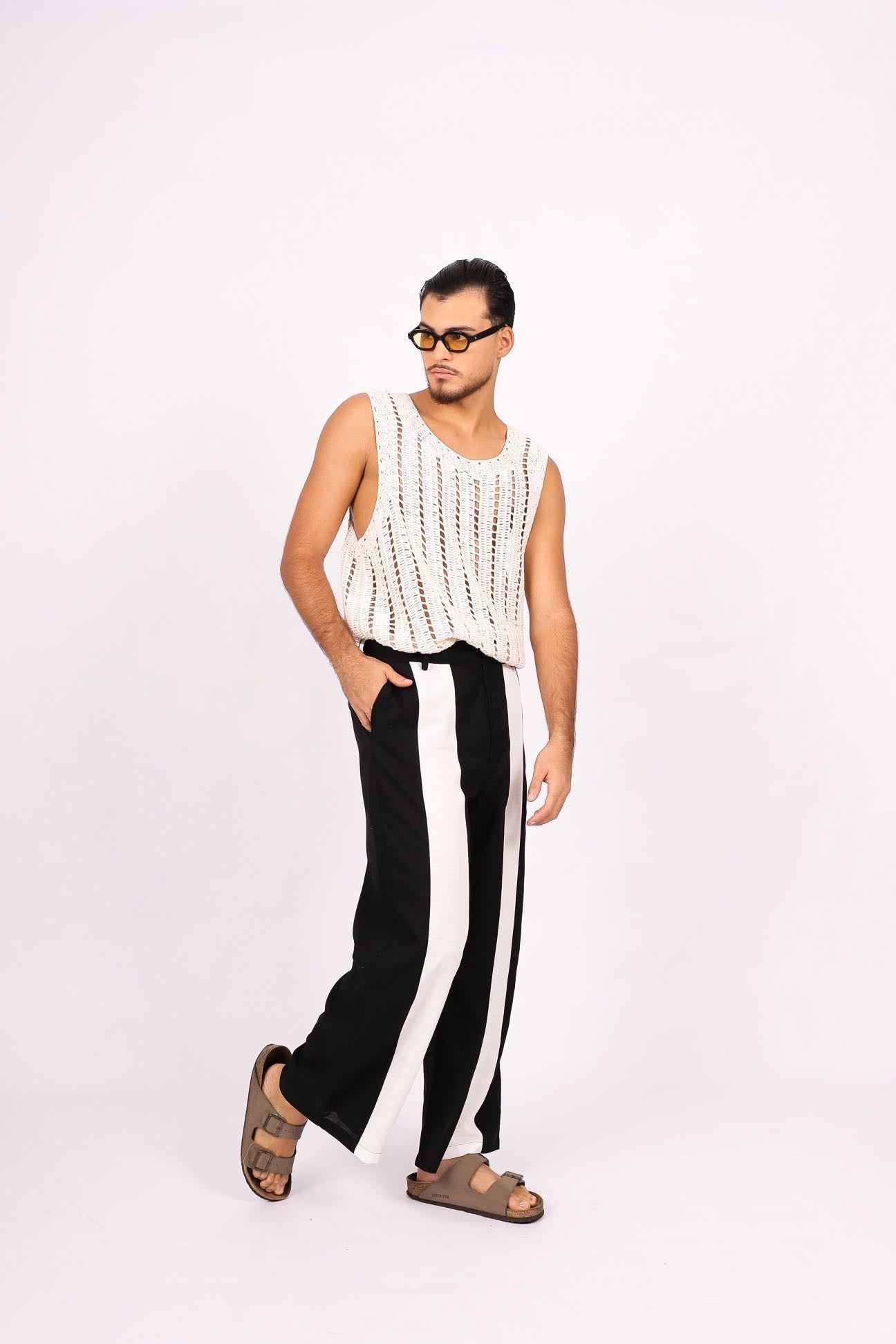 Regata Crochê Origem Off White