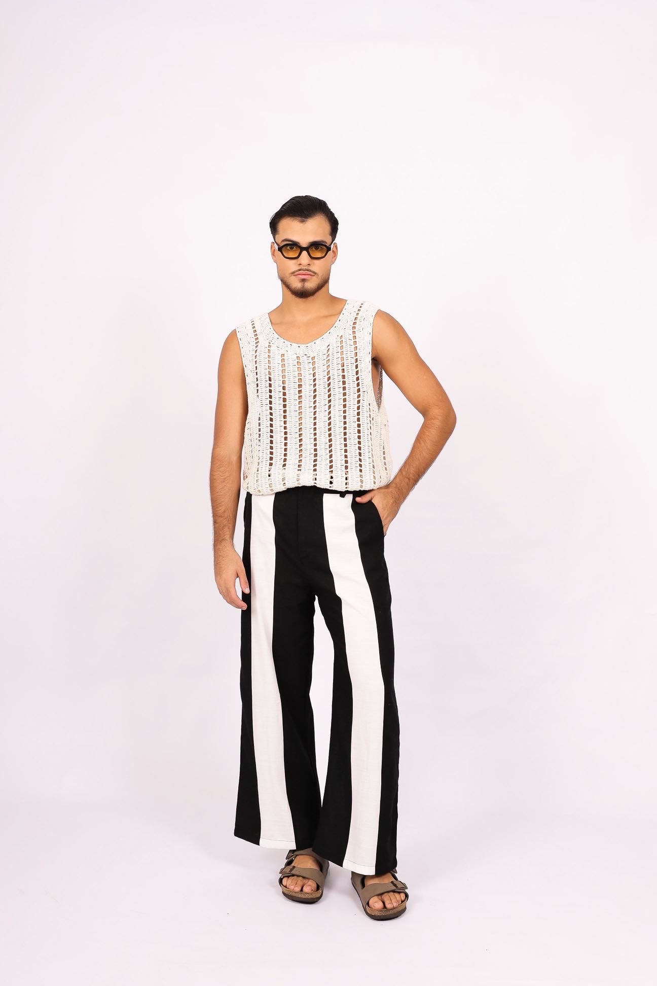 Regata Crochê Origem Off White