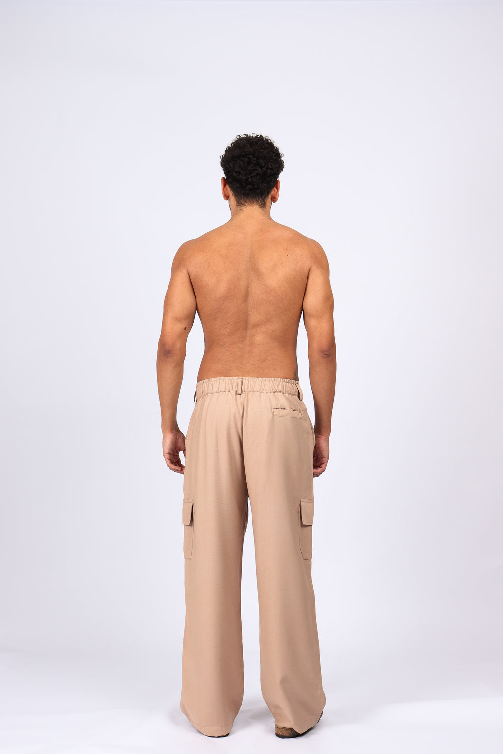 Calça Alfaiataria Reta Bege