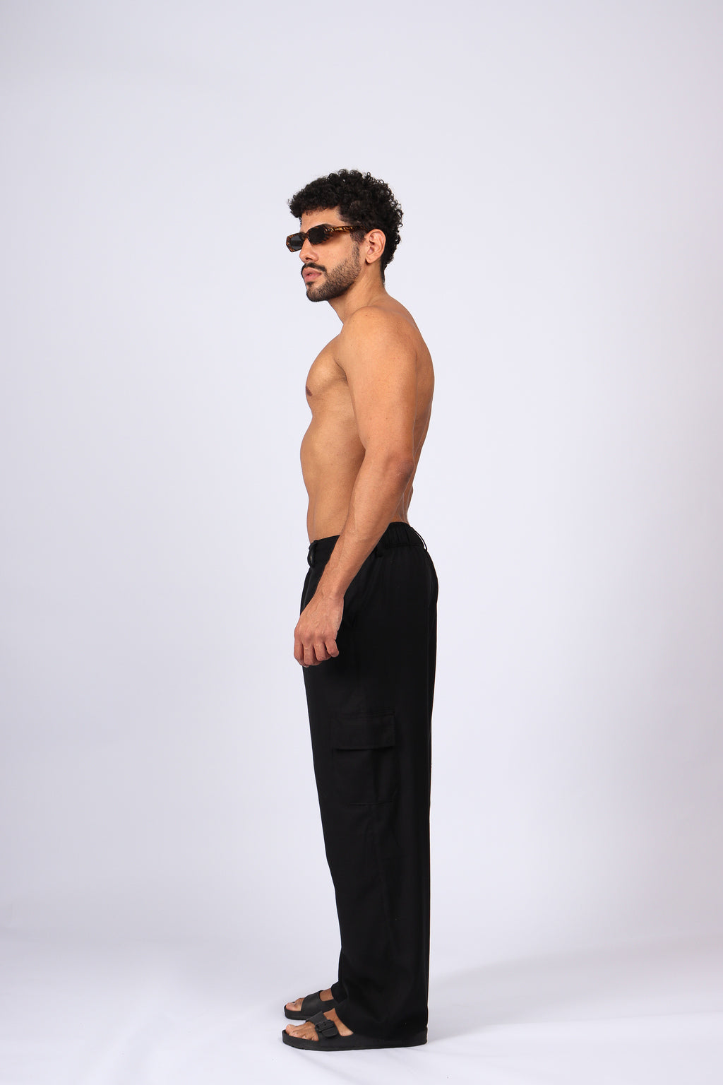 Calça Alfaiataria Reta Preta
