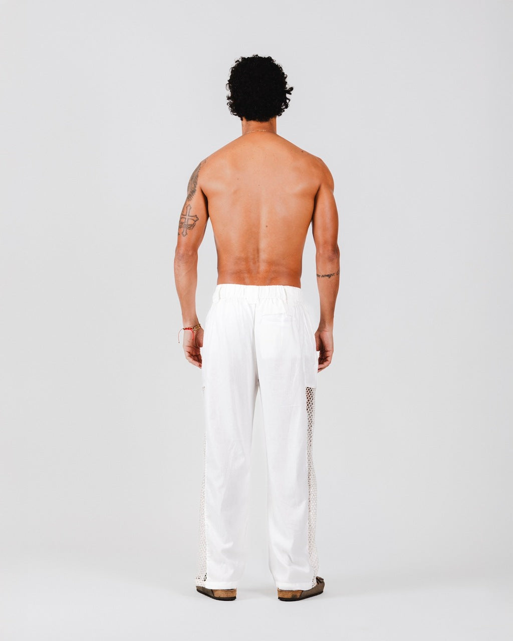 Calça Linho Rede Off White