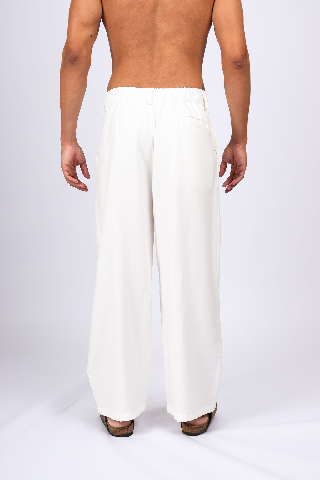 Calça Over Alfaiataria Off White
