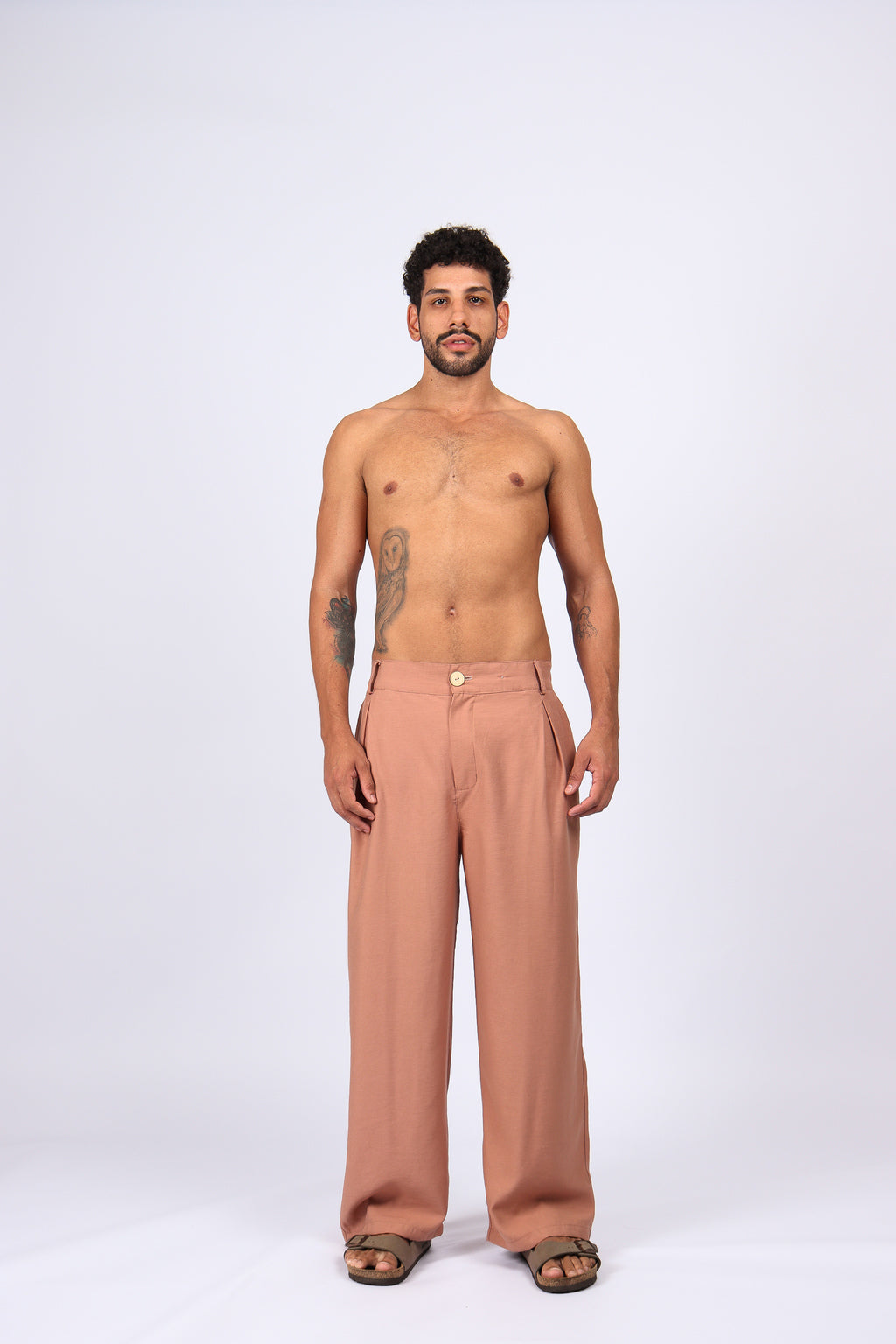Calça Over Alfaiataria Rose