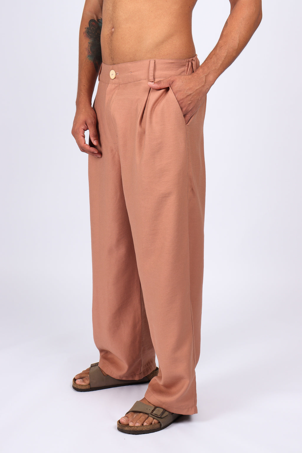 Calça Over Alfaiataria Rose