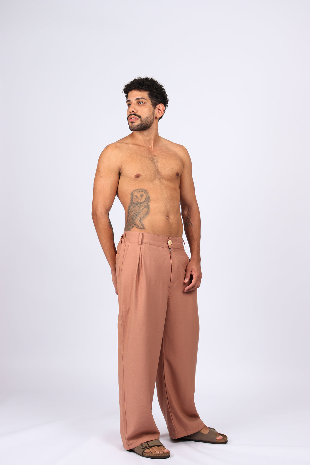 Calça Over Alfaiataria Rose