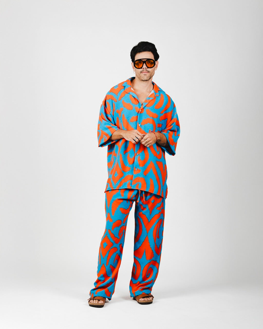Calça Verão Retrô Laranja