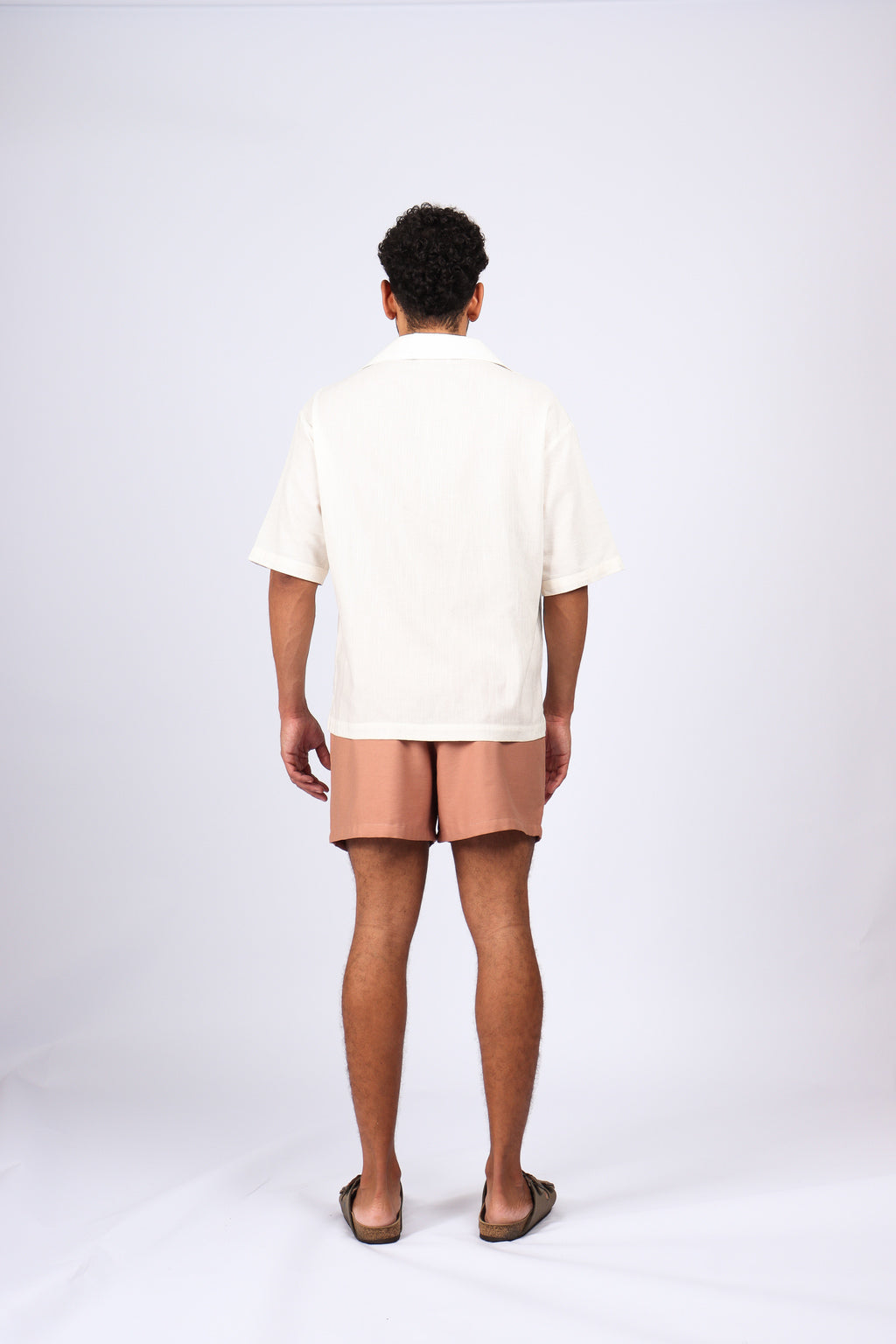 Camisa Linho Bolso Lagosta Bordado Off White
