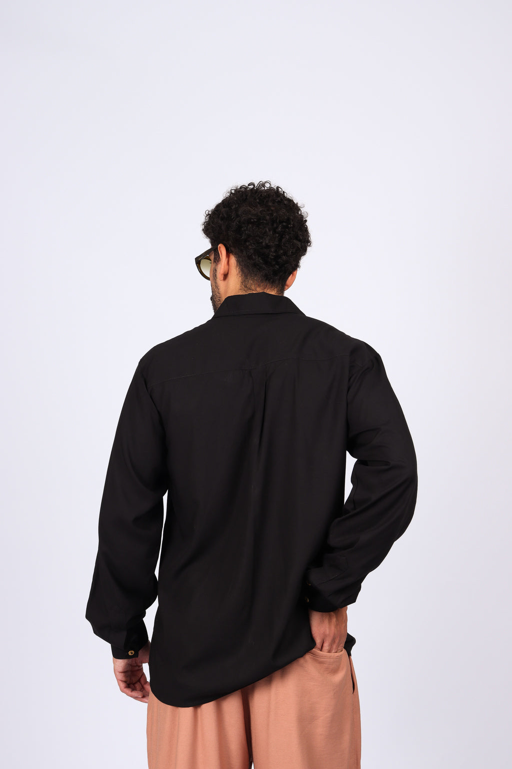 Camisa Manga Longa Preta