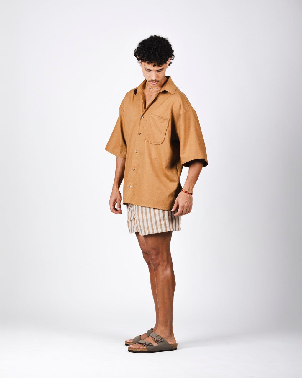 Camisa Over Marrom