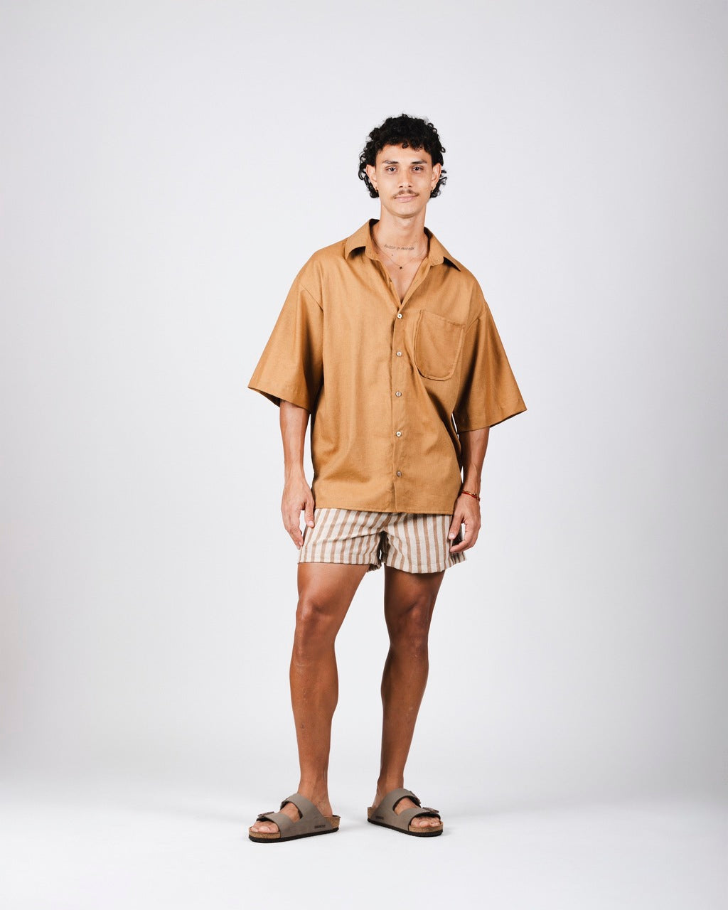 Camisa Over Marrom