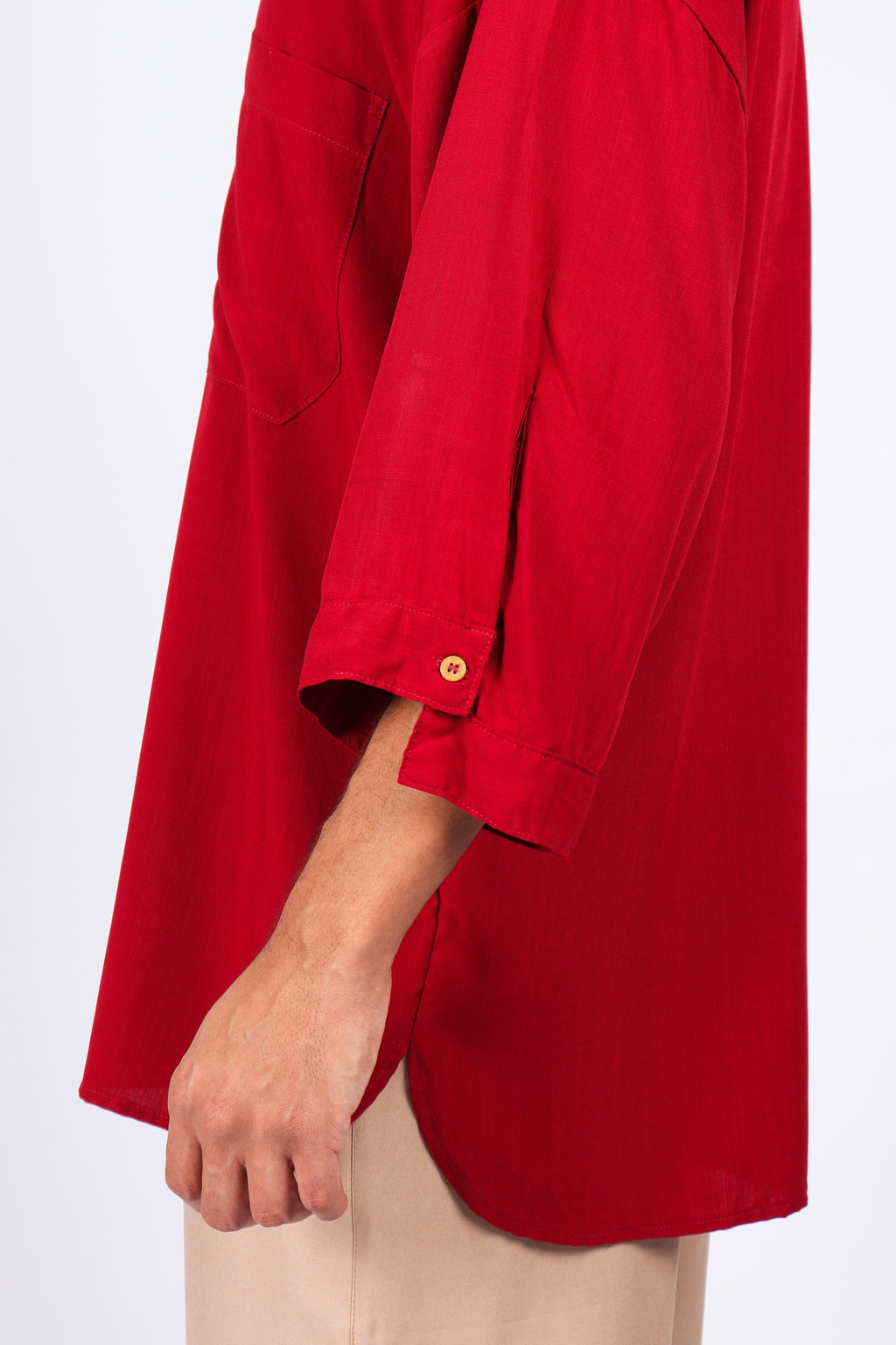 Camisa Oversized Bordô