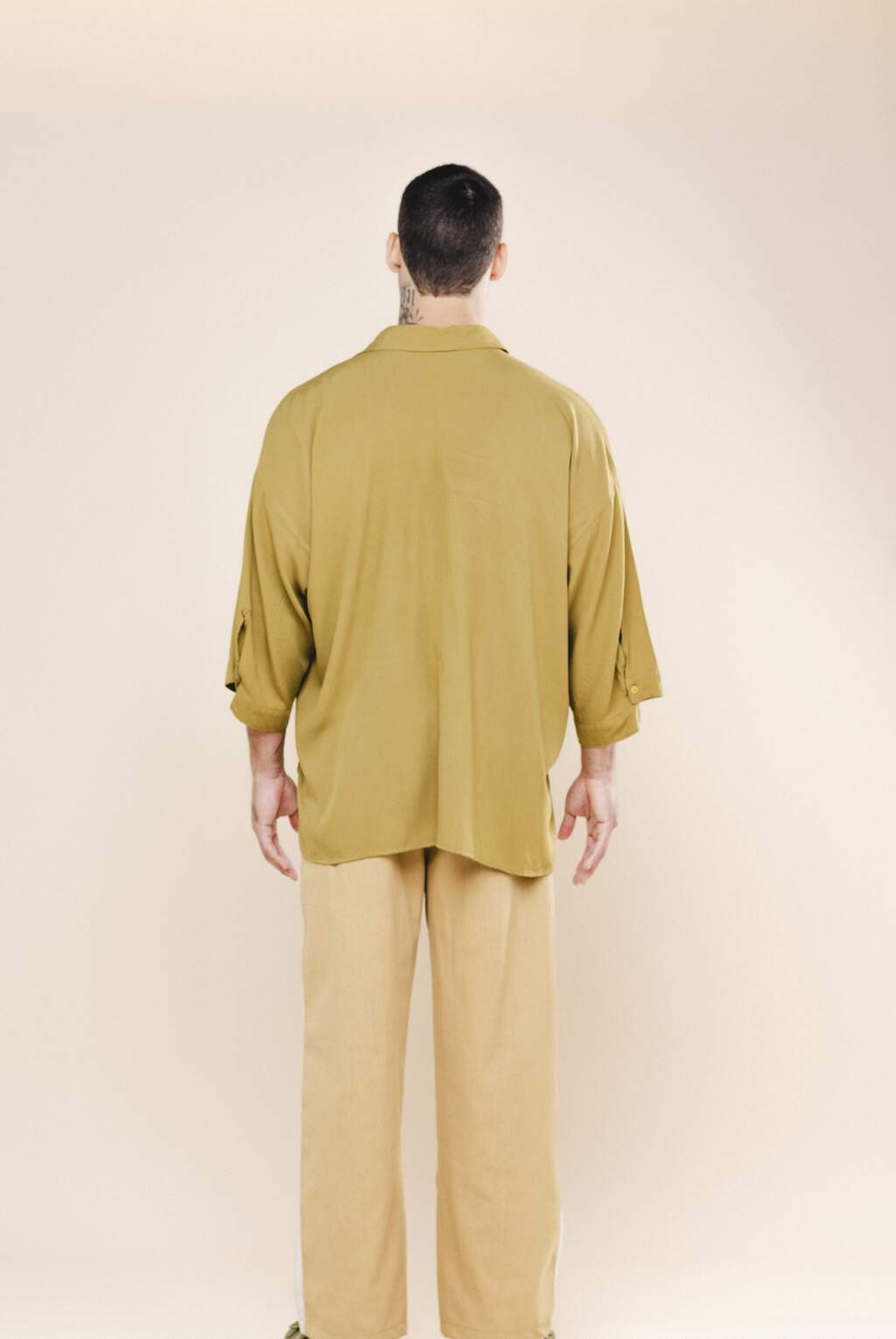 Camisa Oversized Verde Militar